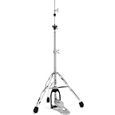 Gibraltar Medium Weight Double Braced Hi-Hat Stand, Percussion Chrome Drum Set Hardware, For Snare Drum Practice Pad, 5707