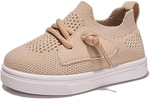 Newsonet Baby Shoes Boys Girls First Walking Breathable Non Slip Walker Sneakers Soft Sole 6 9 12 18 20 24 Months