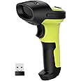 Inateck Barcode Scanner, Wireless Scanner, 1 Charge 180 Days Standby, 35M Range, Automatic Scanning, BCST-60 Green