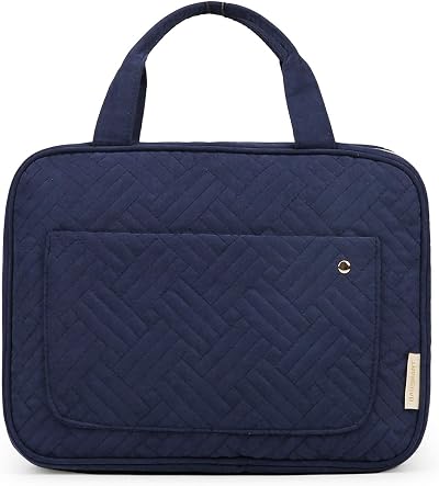 BAGSMART Large Hanging Toiletry Bag Dark Blue 32x23x10.5 cm Organizer