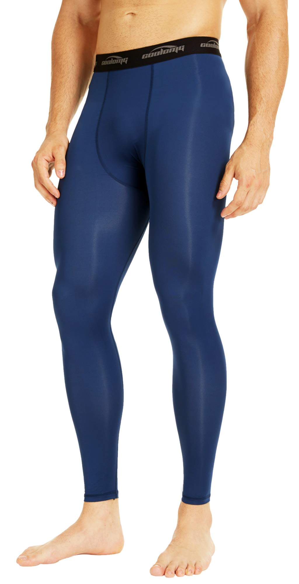 Coolomg Compression Pants Running Tights Base Layer Leggings Gym