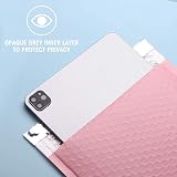 Switory 25Pcs Pale Pink Bubble Mailers 26.7x38cm Self Seal Polymailer Bags view 4