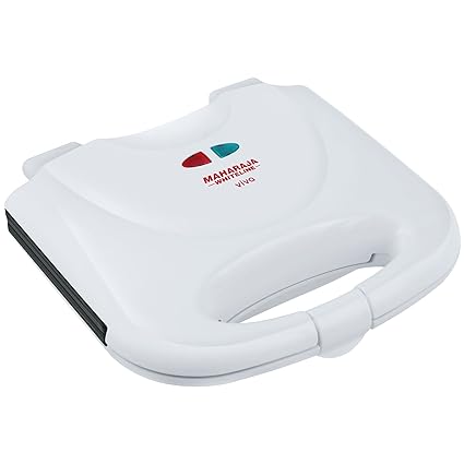 Maharaja Whiteline Viva SM-103 750-Watt Sandwich Maker (White)