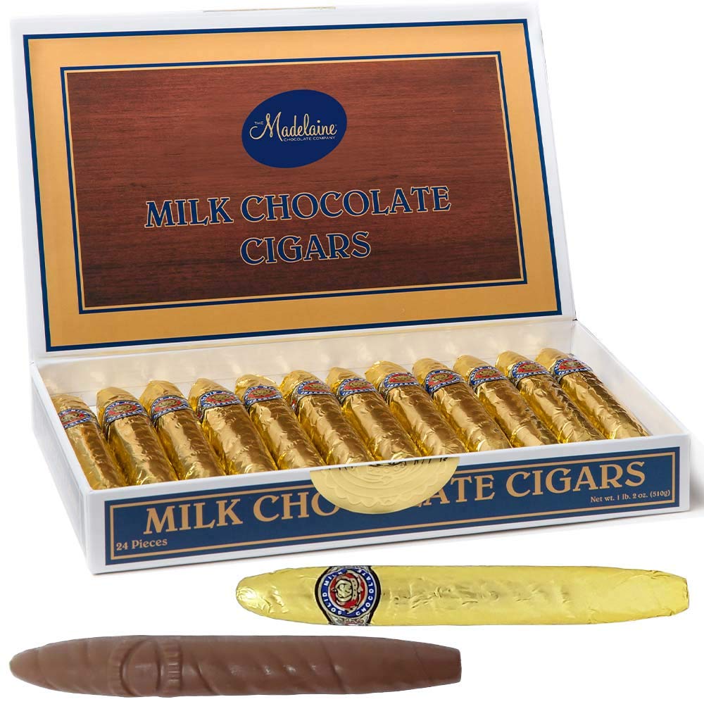 Madelaine Premium Milk Chocolate Cigars Gift Box Chocolate Cigars