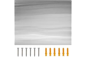 LTSEAME 30" x 24" Stainless Steel Stove Backsplash Panel Ultra-Thin Flush Mount Splash Guard for Kitchen Wall, Heat & Stain Resistant, Easy Installation with Pre-Drilled Holes