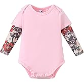 LYSMuch Toddler Baby Unisex Black Cotton Tattoo Sleeve Bodysuit Tops Infant Romper