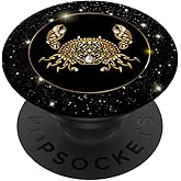 Zodiac and Astrology Signs, Birthday Horoscope Cancer PopSockets Adhesive PopGrip