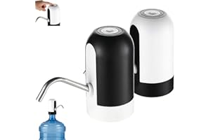 Rechargeable Electric Fluid Pump for Water and Oil, Wireless Portable Water Oil Transfer Pump with Long Spout, One-Button Ope