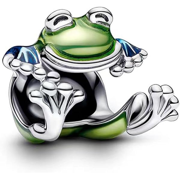 Amazon.com: Frog Charm, Animal Charm, 925 Sterling Silver, Gift