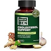 Kapiva Cholesterol Lowering & Heart Health Supplement | Plant Sterols, Niacin, Arjuna, Garlic & Guggul | Natural Herbal Vitamins for Healthy Cholesterol Support | 60 Capsules