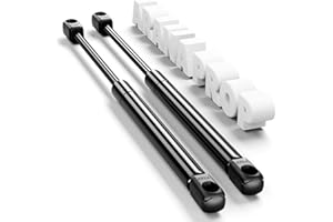 ARANA PROP 16 inch 55lb Gas Props, C16-23994 Gas Struts 15.7 inch Gas Shock Lift-Support for Camper Shell Rear Window Truck Topper Pickup Cab Canopy Door Replacement Parts, Pack of 2 Gas Spring