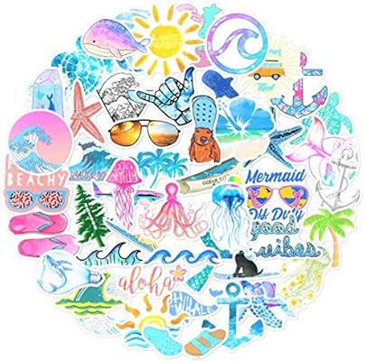 cute hydroflask with stickers