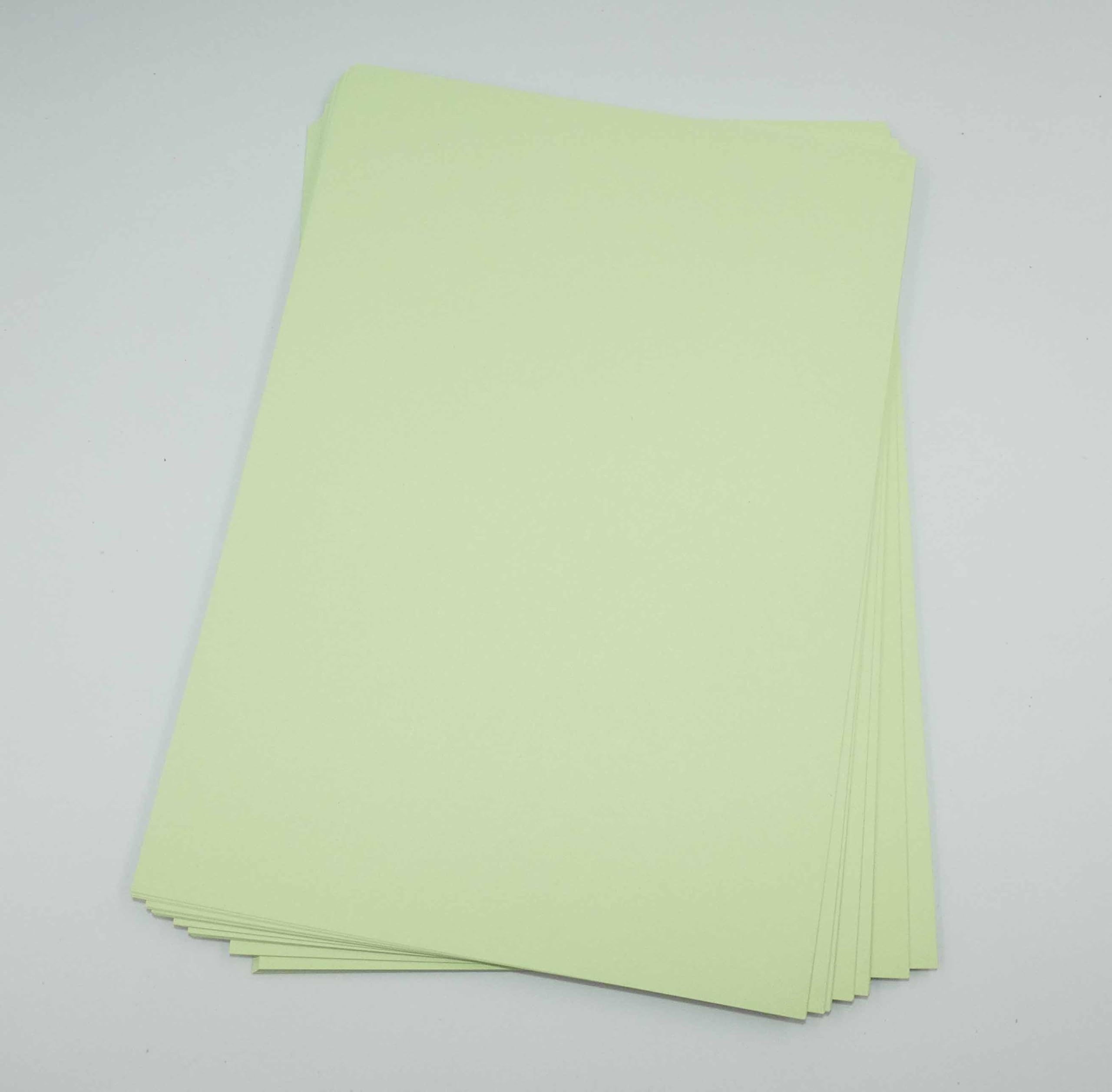 Sixstore A4 Coloured Paper Card 50 Sheets Assorted Colours, Real 200GSM, Crafting and Decoratin, Art Paper (297 x 210mm) (Pastel Green)