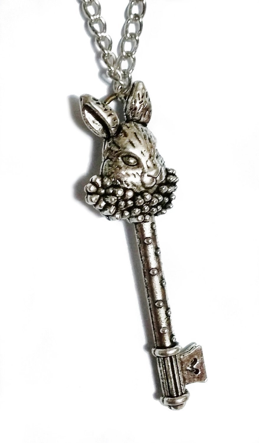 Alice Charm Mr. Rabbit Key Pendant 