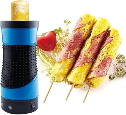 Amazon 電気エッグボイラー Diyツール自動卵ロールメーカーの卵オムレツマスターソーセージマシン朝食の卵 Tisesit Indoor スチームクッカー 通販