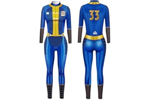 RWROBE Lucy MacLean cosplay Bodysuit outfit Fallooutt 33 Bodysuit Halloween Jumpsuit