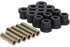 Rear Leaf Spring Bushing Kit 102506601 Replacement for Club Car Precedent Rear Leaf Spring Bushing Sleeve Kit Brass Shackle B