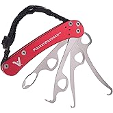 Vivi Zipper Pull and Button Hook Pocket Dresser and Dressing Aid for Assistance with Button Hooks, Zipper Pulls and Shoelaces