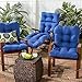 Greendale Home Fashions 72-Inch Indoor/Outdoor Chaise Lounger Cushion, Marine Blue