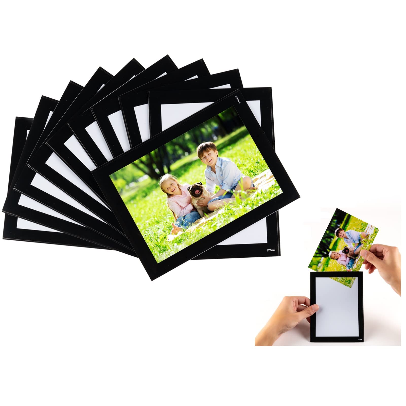 STTMGN Magnetic Picture Frames with Black