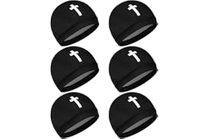 Haysandy 6 Pcs Cooling Skull Cap Motorcycle Helmet Liner Men Women Sweat Wicking Beanie Bicycle Running Cap Head Wrap