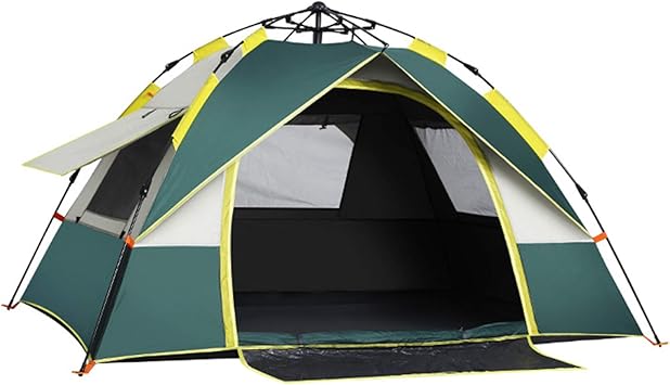 Amazon 12名様用 テント キャンプテント 設営簡単 自立式 超軽量 防風防水 キャンピング プロフェッショナルテント ツーリング テント 収納ケース付 コンパクト収納 ドーム型 Black Glue Dark Green Nhjuij テント本体