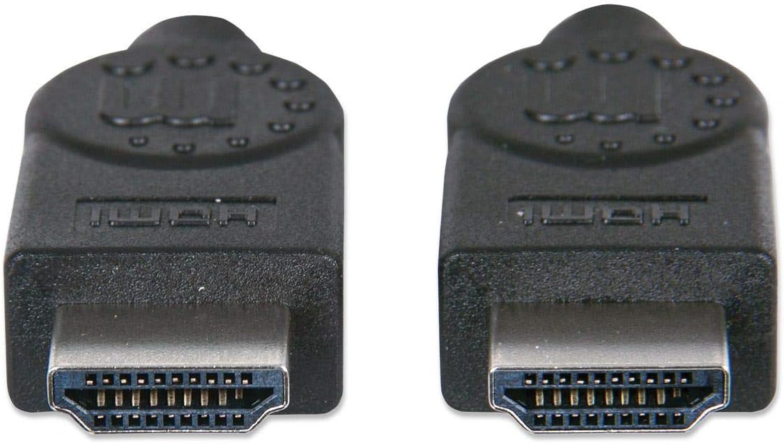 Manhattan HDMI Cable, 4K@30Hz (High Speed), 15m, Male to Male, Black, Ultra HD 4k x 2k, Fully Shielded, Gold Plated Contacts - Image 4