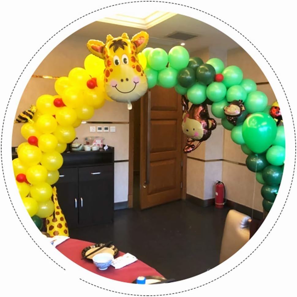 Kiwochy 12 pieces Animal Head Balloons Zoo Animal Balloons Kit Jungle Safari Animals Balloons for Animals Theme Birthday Party Decorations Kids Gift Birthday Party Décor 12-16" 12 Styles - Image 5