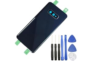 Ubrokeifixit Galaxy S10e G970 Rear Back Glass Door Cover Replacement for Samsung Galaxy S10e 5.8" G970U G970W G970F G970U1 G970F/DS G9700,Camera Glass Lens (Black)