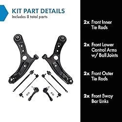 TRQ Front Steering & Suspension Kit Compatible with
