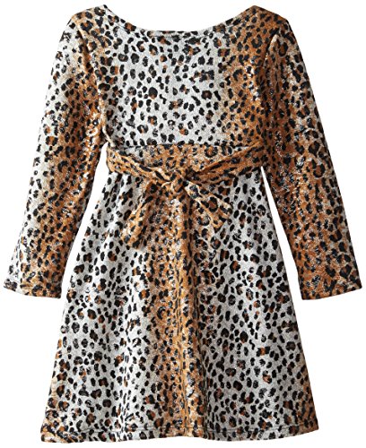 bonnie jean brown dress Saint Morta Spray Long Sleeve Flannel Shirt Brown main image 0