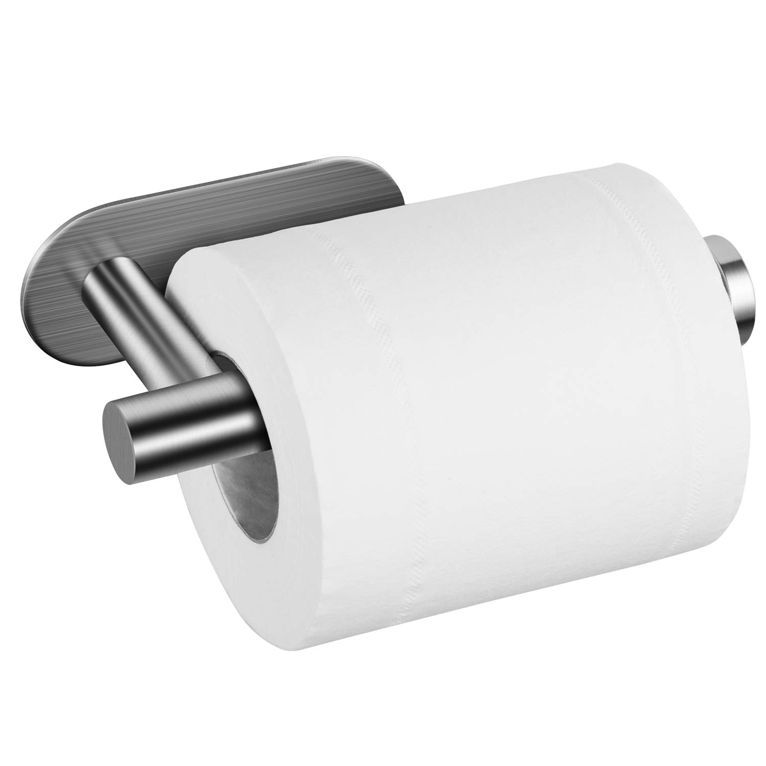 Taozun Toilet Paper Holder Self Adhesive Bathroom Paper Towel Roll Holder Wall Mount, SUS 304 Stainless Steel