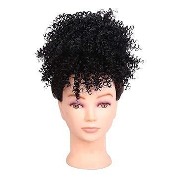 Buy Goldenbeauty Synthetic Afro Kinky Curly Hair Bun Extension