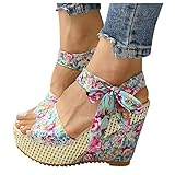 Gibobby Sandals for Women Wedge,Womens Espadrilles
