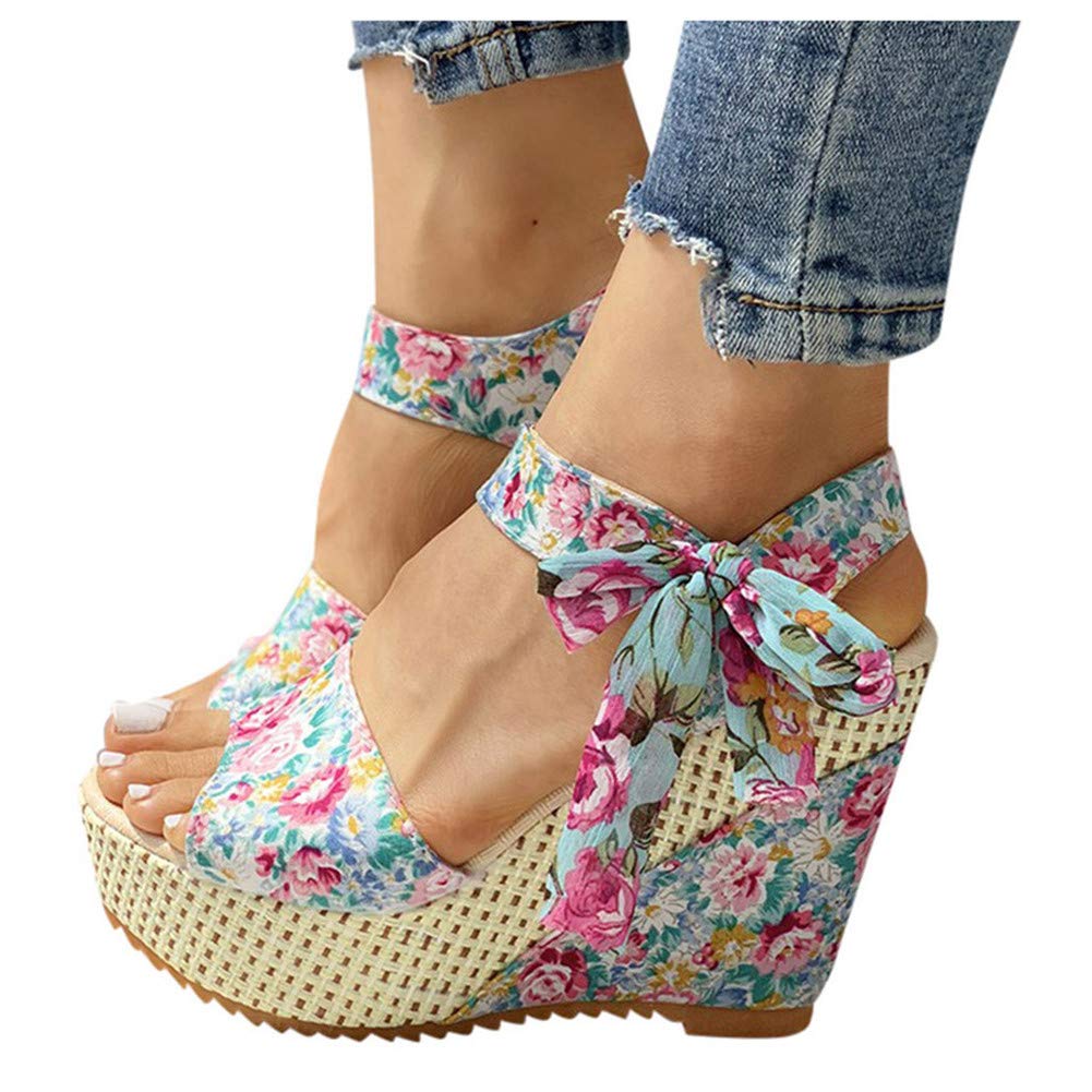 Gibobby Sandals for Women Wedge,Womens Espadrilles