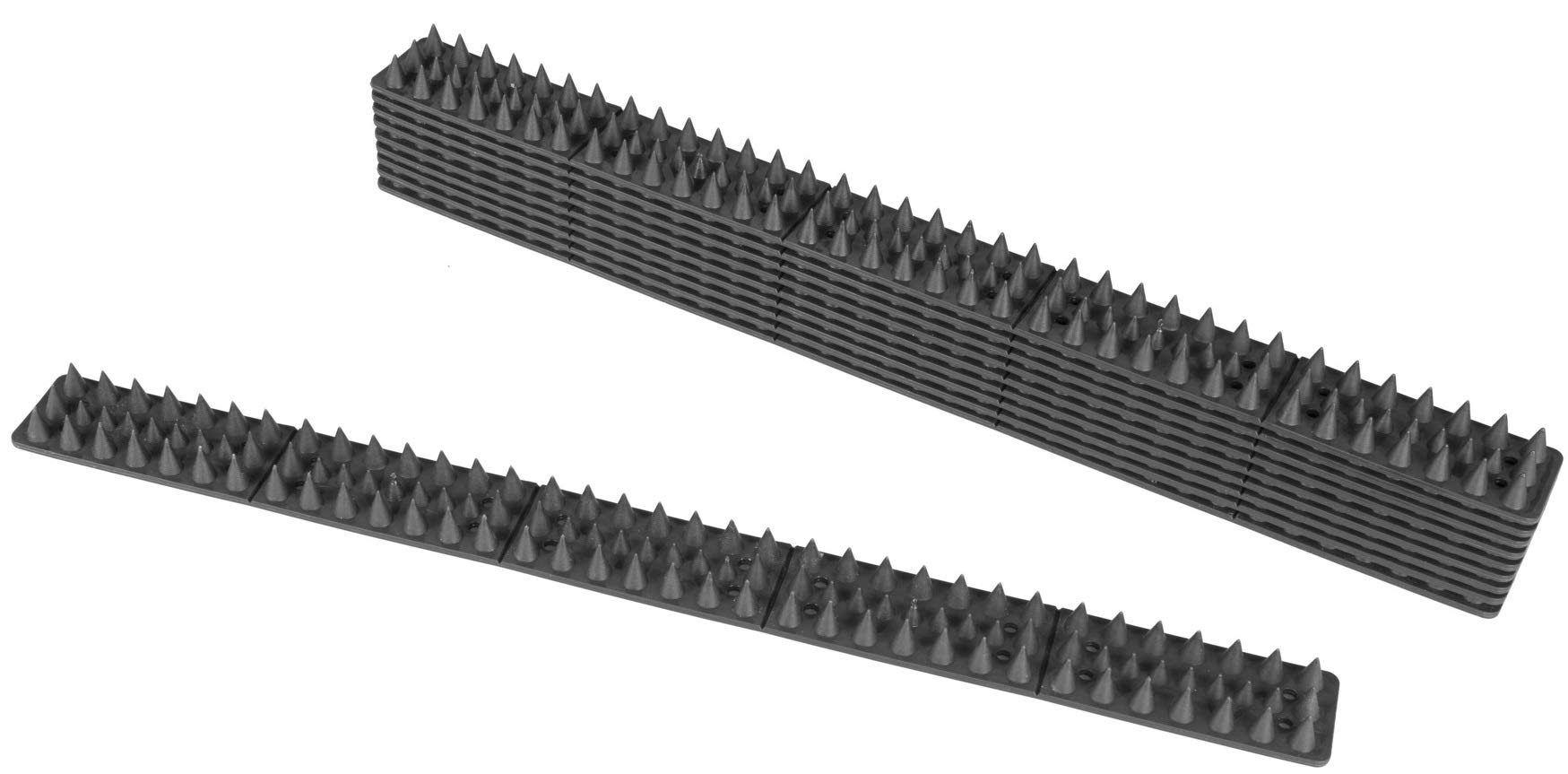 Windhager Animal Repellent Barrier, Spike Mat, Repellent Mat for Birds or Cats, Thorn Grid, Animal Grid, Cats and Bird Repellent Strips, Can Be Shortened, 49 x 4.3 x 1.5 cm, 07449, Anthracite