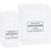 12-Pack Clear Lens Cover Kit with Hobart 770858 Invens Welding Helmets | Replacement Set, 6 Outside + 6 Inside, Polycarbonate, 4.5 x 5.25 in Outside, 2.50 x 4.15 in Inside, 1 mm Thick