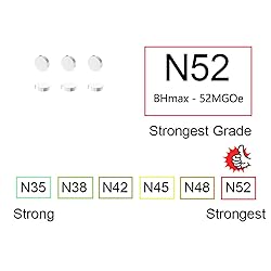 AplysiaTech 8x2mm Rare Earth N52 Magnets,Small 120