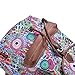 Douguyan Cute Lightweight Casual Backpack for Teenage Girls Women Print Daypack(Green Peacock) 164