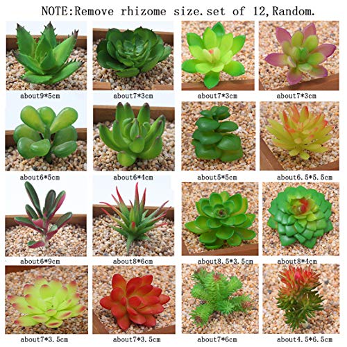 SRK Fake Succulents Artificial Plants Unpotted Fake Moss for Floral