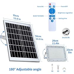 300W LED Solar Flood Lights,24000Lumens Street