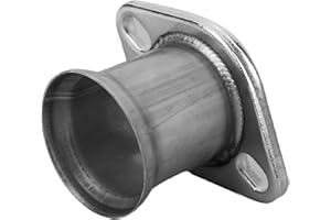 Acouto 2 Bolts Exhaust Flange 3in Stainless Steel Pipe to 2.5in Downpipe Turbo Exhaust Adapter Turbo Exhaust Flange