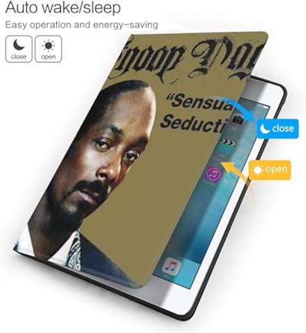 Wehoiweh Snoop D-Ogg - Carcasa antiarañazos fina y ligera con soporte ajustable, función de reposo/activación automática, protección para la espalda, funda para iPad Air3 10.5 iPad 7ª 10.2 talla única
