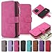 Galaxy Note 5 Case, Note 5 Case iNNEXT Note 5 Wallet Case Premium PU Leather Folio Book Style Multiple Card Slots Cash Pocket with Magnetic Closure Case Cover for Samsung Galaxy Note 5 (Rose)