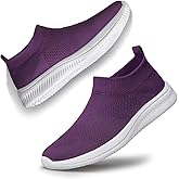 vibdiv Pull-on Shoes Women Sock Sneakers Walking Jogging Yoga Casual Lightweight Indoor Outdoor