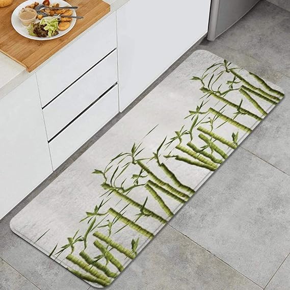 Amazon.de: PANILUR Küchenfußmatten Küche Bodenmatte Komfort，Bambus Foto