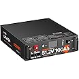 Litime 51.2V 100Ah LiFePO4 Battery for Home Storage, Energy Solution - 5.12kWh Capacity, 3U Chassis, 3.5" Touch-Screen, Superior EV-Grade Cells, UL Certified, Off-Grid Easy Installation