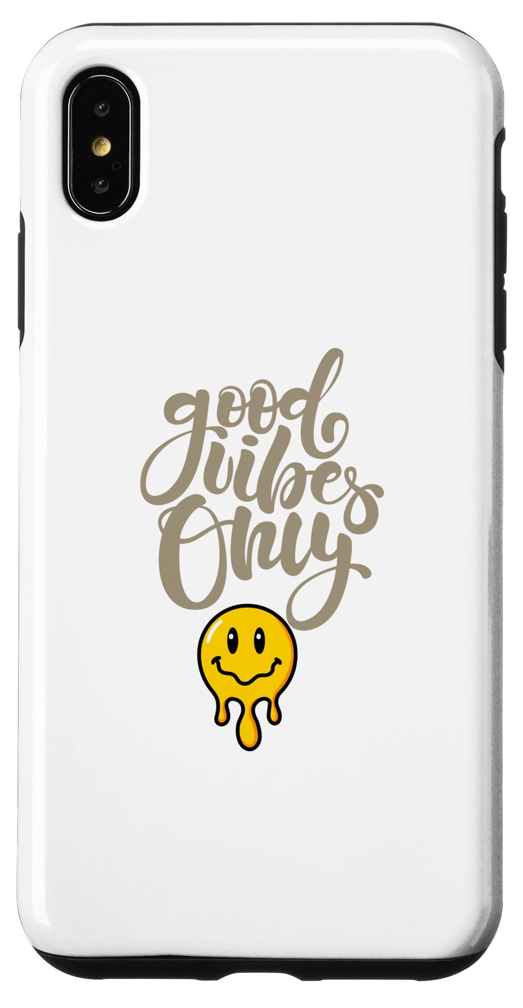 Good vibes only. Matching design. Positive vibes.Cool design Case for iPhone XS Max