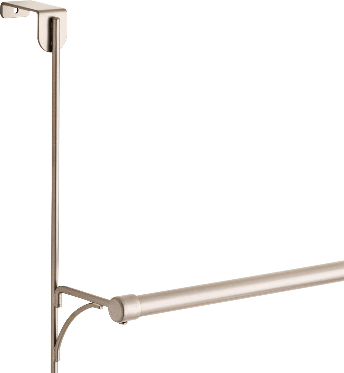 Franklin Brass Over The Door Triple Towel Rack with Hooks, Satin Nickel Bathroom Towel Holder, Bathroom Accessories, 193153-FN: Home Improvement