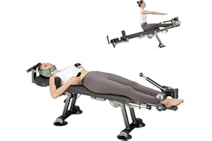 Alternative Inversion Traction Table, Fitness Full Body Traction Bed, Massage Cervical Traction Table for Lumber Stretching, 